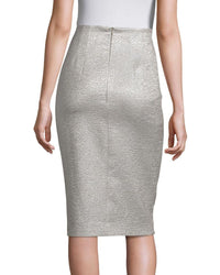 Escada 'Ravex' Metallic Pencil Skirt