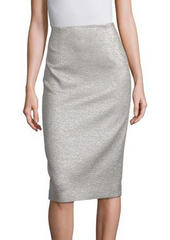 Escada 'Ravex' Metallic Pencil Skirt