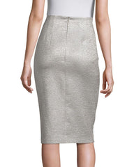 Escada 'Ravex' Metallic Pencil Skirt