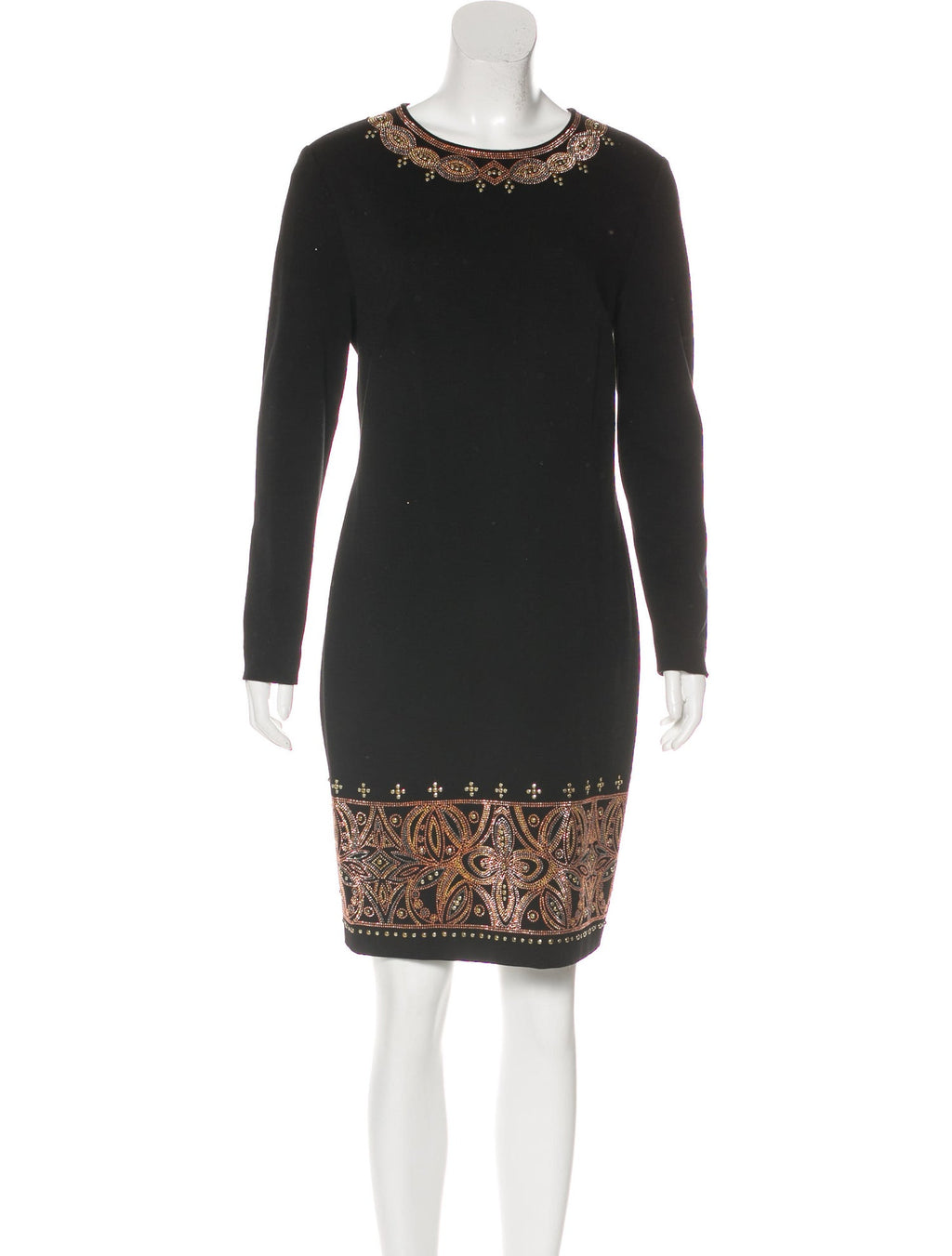 Emilio Pucci Crystal-Embellished Cutout Shift Dress