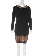 Emilio Pucci Crystal-Embellished Cutout Shift Dress