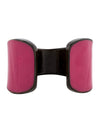 Salvatore Ferragamo Vintage Magenta Resin Mod Cuff