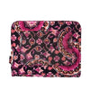 Vera Bradley Iconic Campus Luxury ID Holder in Raspberry Medallion