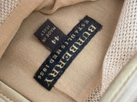 Burberry Prorsum Vintage Silk Gold Knee-Length Dress