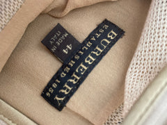 Burberry Prorsum Vintage Silk Gold Knee-Length Dress