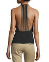 *FIRE SALE* Halston Heritage Halterneck Strappy-Back Top
