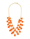 Kate Spade New York Orange Beaded Collar Necklace