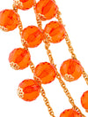 Kate Spade New York Orange Beaded Collar Necklace