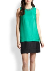 Kate Spade New York 'Rosita' Jeweled Colorblock Dress
