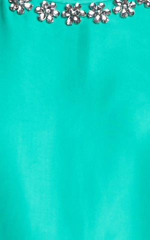 Kate Spade New York 'Rosita' Jeweled Colorblock Dress