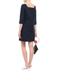 Marni Storm Blue Cotton-Poplin Shift Dress