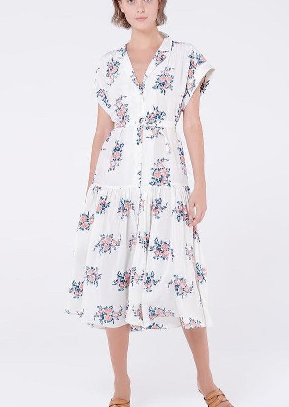 *FIRE SALE* Veronica Beard Silk Floral Midi Dress