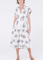*FIRE SALE* Veronica Beard Silk Floral Midi Dress