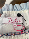 *FIRE SALE* Parker Pink/White 'Poolside' Striped Midi Dress