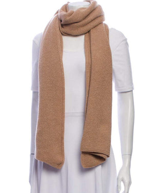 Inverni Cashmere-Wool Blend Camel Scarf