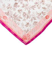 MaxMara Navetta Rosa Silk Scarf