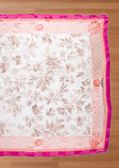 MaxMara Navetta Rosa Silk Scarf