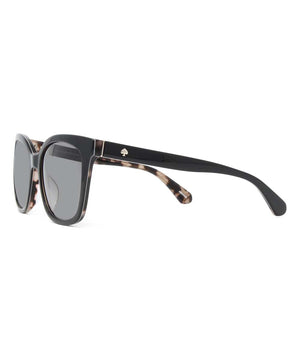 Kate Spade New York Black + Pink 'Kiya' Sunglasses