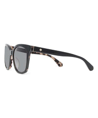 Kate Spade New York Black + Pink 'Kiya' Sunglasses