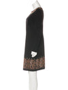 Emilio Pucci Crystal-Embellished Cutout Shift Dress
