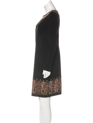 Emilio Pucci Crystal-Embellished Cutout Shift Dress