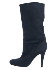 Stella McCartney Vegan Suede Mid-Calf Boots