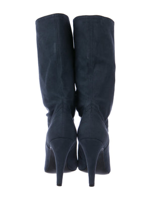Stella McCartney Vegan Suede Mid-Calf Boots