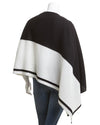 Hannah Rose White + Black Cashmere Topper