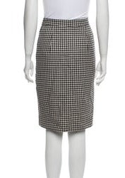 Ungara Paris Houndstooth Wool-Blend Skirt