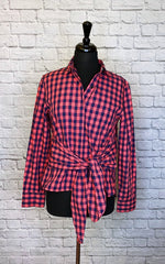 Rag & Bone Gingham 'Wendy' Long sleeve Top