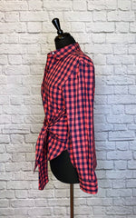 Rag & Bone Gingham 'Wendy' Long sleeve Top