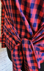 Rag & Bone Gingham 'Wendy' Long sleeve Top