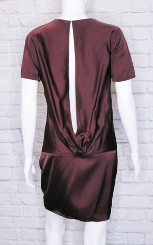 Stella McCartney Short-Sleeve Open Back Mini Dress