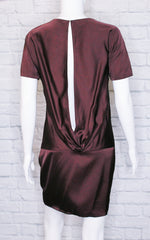Stella McCartney Short-Sleeve Open Back Mini Dress