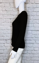 Hannah Rose Scoop Neck Cashmere Sweater