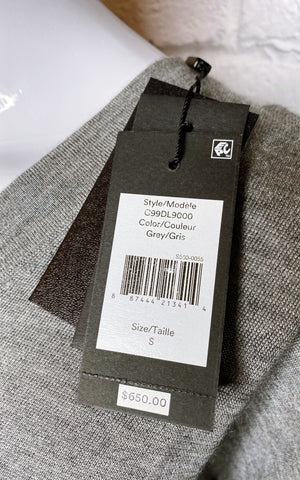 Derek Lam Cashmere-Silk Three-Quarter Sleeve V-Neck Sweater