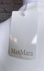 Max Mara Black/Ivory Colorblock Sweater Duster  (JF23)