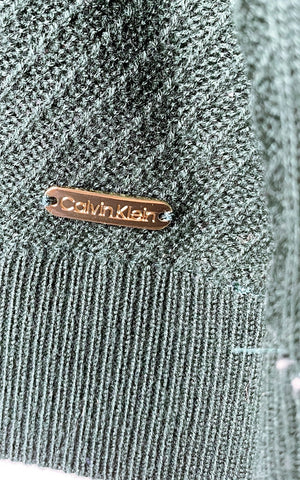 Calvin Klein Scoop Neck Double Layer Sweater