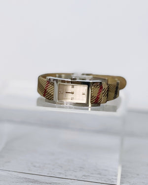 Burberry Vintage Swiss Square Nova Check Watch