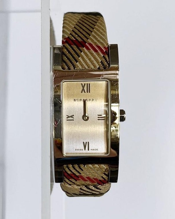 Burberry plaid watch Clearance