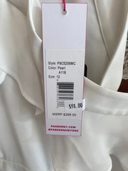 *FIRE SALE* Parker White Ruffle Halterneck Mini Dress