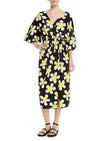 Marc Jacobs 'Daisey' Floral Jersey Midi Dress
